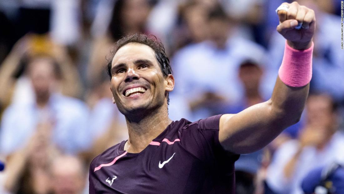 Rafael Nadal drops first set but rallies to defeat Rinky Hijikata at US Open