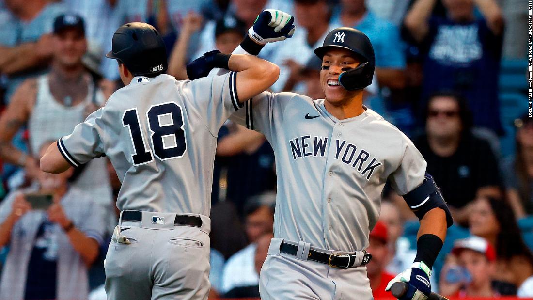 Aaron Judge hits 51st home run of the season, on track for American League record